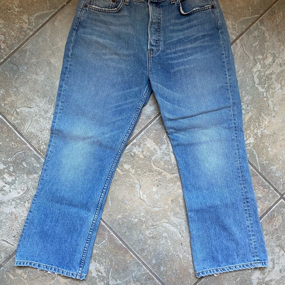 COPY - Reformation denim jordi kick flare jeans Antigua wash size 31 - Picture 8 of 8